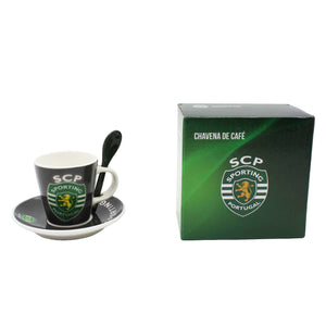 Sporting CP Mug With Spoon and Saucer With Gift Box