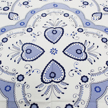 Load image into Gallery viewer, 100% Cotton Blue Viana Style Tablecloth Made in Portugal
