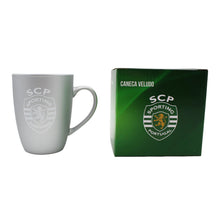 Load image into Gallery viewer, Sporting CP Coffee Silver Mug with Gift Box
