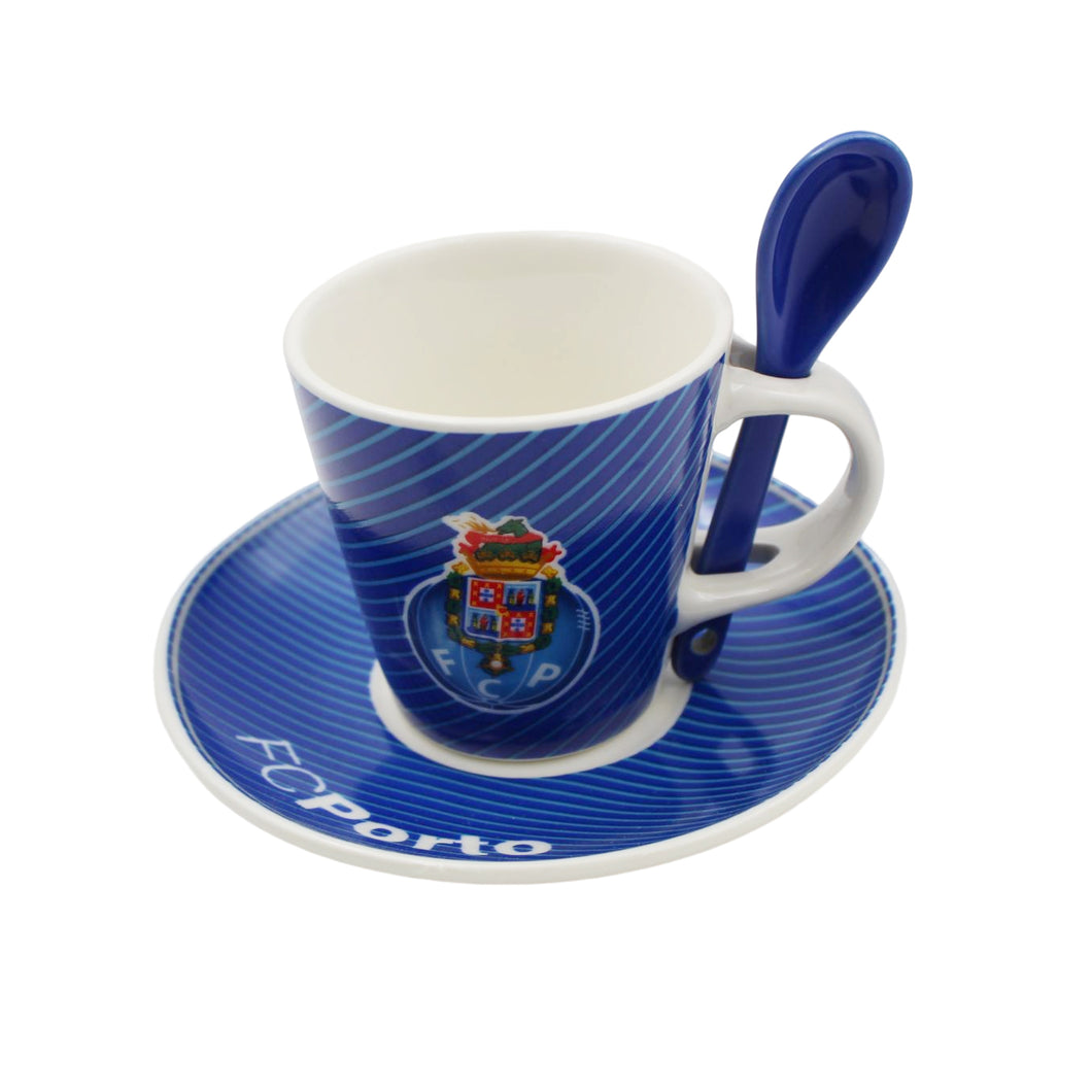 FC Porto Mug with Spoon and Saucer with Gift Box