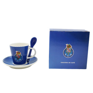 FC Porto Mug with Spoon and Saucer with Gift Box