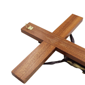 Wooden Wall Crucifix Jesus Christ Cross Made in Portugal - Various Sizes