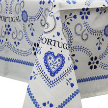 Load image into Gallery viewer, 100% Cotton Viana Heart Made in Portugal Tablecloth
