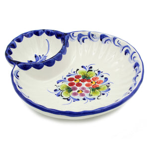 Faireal Hand-painted Portuguese Ceramic Large Olive Dish