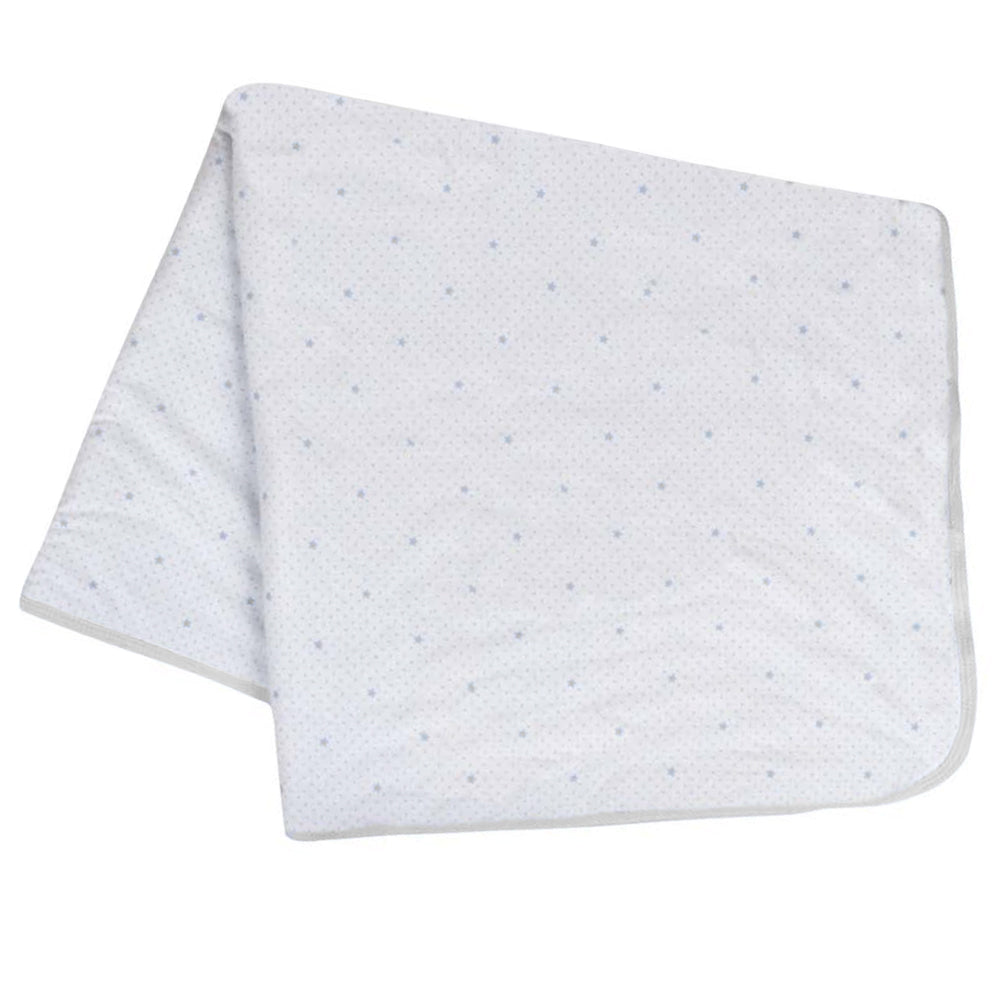 Minhon Made in Portugal Cotton Grey Baby Blanket with Stars