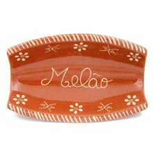 Load image into Gallery viewer, Traditional Portuguese Pottery Hand-painted Vintage Clay Terracotta Melon Serving Tray
