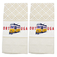 Load image into Gallery viewer, 100% Cotton Portugal Electrico 28 Decorative Kitchen Dish Towel - Set of 2
