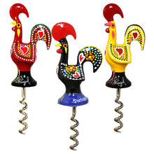 Load image into Gallery viewer, Traditional Portuguese Aluminum Barcelos Rooster Corkscrew Wine Bottle Opener
