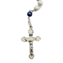 Load image into Gallery viewer, Mother Teresa White Wood Made in Portugal Rosary
