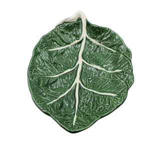 Faiobidos Hand-Painted Ceramic Cabbage Serving Platter