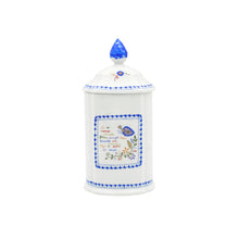 Load image into Gallery viewer, Traditional Portuguese Pottery Ceramic Porcelain Viana Lovers Cookie Jar
