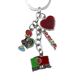 Portugal Symbols Themed Keychain