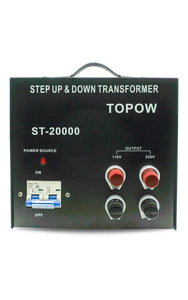 Topow 20000 Watt Step Up and Down Voltage Converter Transformer 110V and 220V