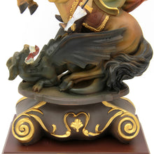 Load image into Gallery viewer, Saint George and The Dragon Religious Figurine Statue
