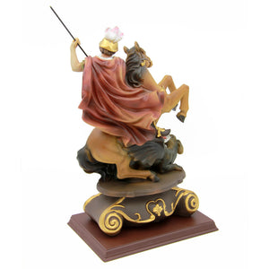 Saint George and The Dragon Religious Figurine Statue