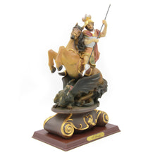 Load image into Gallery viewer, Saint George and The Dragon Religious Figurine Statue
