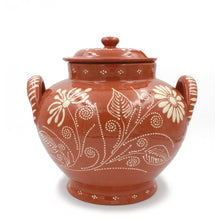 Load image into Gallery viewer, Traditional Portuguese Pottery Hand-painted Vintage Clay Terracotta Soup Tureen
