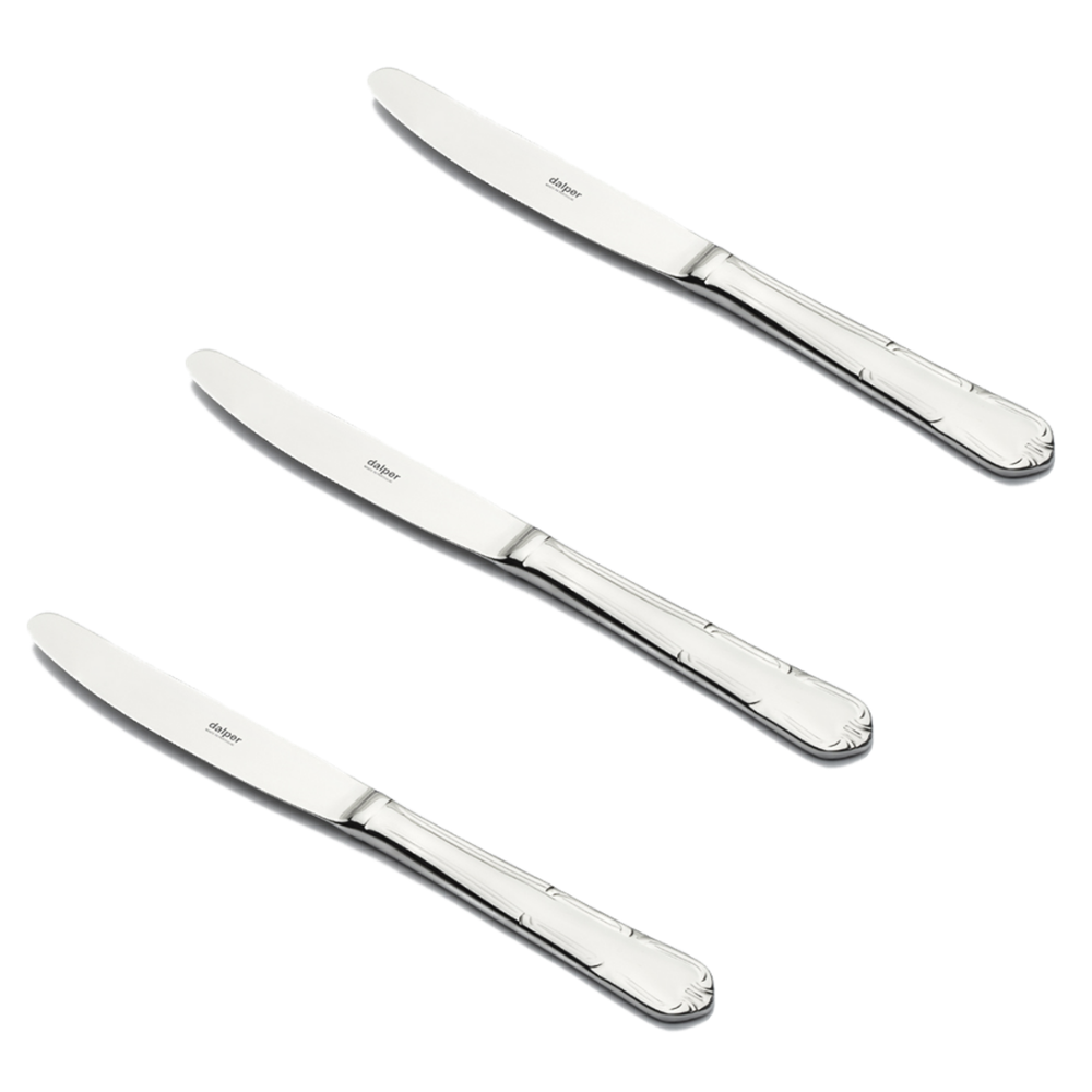 Dalper Porto Stainless Steel Dinner Knife - Set of 3