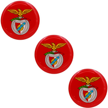 Load image into Gallery viewer, 2&quot; Round SL Benfica Resin Domed 3D Decal Car Sticker, Set of 3
