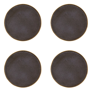 Casa Alegre Gold Stone Stoneware Charger Plate - Set of 4