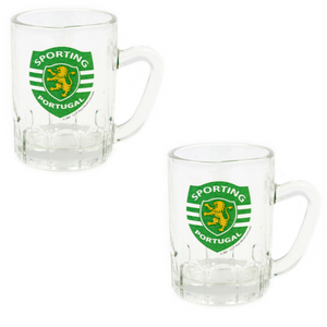 Sporting CP Set of 2 Shot Glass Mug Officially Licensed Product