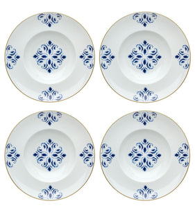 Vista Alegre Transatlântica Soup Plate, Set Of 4