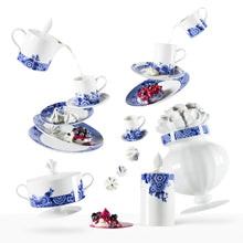 Load image into Gallery viewer, Vista Alegre Blue Ming Cereal Bowls, Set of 4
