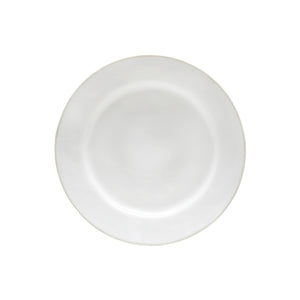 Costa Nova Beja 11" White Cream Dinner Plate Set