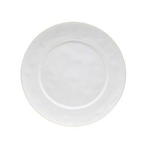 Costa Nova Beja 13" White Cream Charger Plate/Platter Set