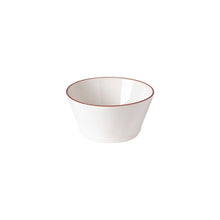 Load image into Gallery viewer, Costa Nova Beja 6&quot; White Red Soup/Cereal Bowl Set
