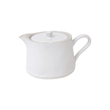 Load image into Gallery viewer, Costa Nova Beja 34 oz. White Cream Tea Pot
