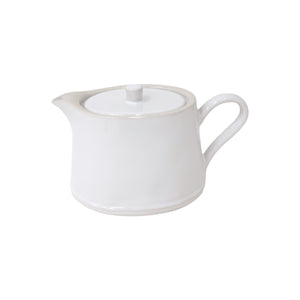 Costa Nova Beja 34 oz. White Cream Tea Pot