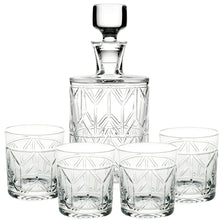 Load image into Gallery viewer, Vista Alegre Atlantis Avenue Case with Whisky Decanter and 4 Old Fashion
