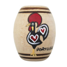 Load image into Gallery viewer, Hand Painted Wooden Made in Portugal Good Luck Rooster Barrica Magnet
