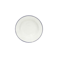 Load image into Gallery viewer, Costa Nova Beja 8&quot; White Blue Soup/Pasta Plate Set
