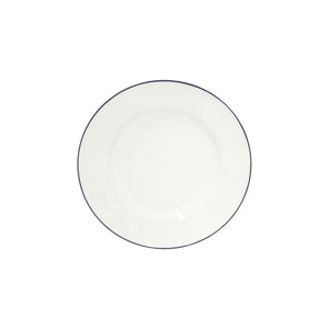 Costa Nova Beja 9" White Blue Salad/Dessert Plate Set