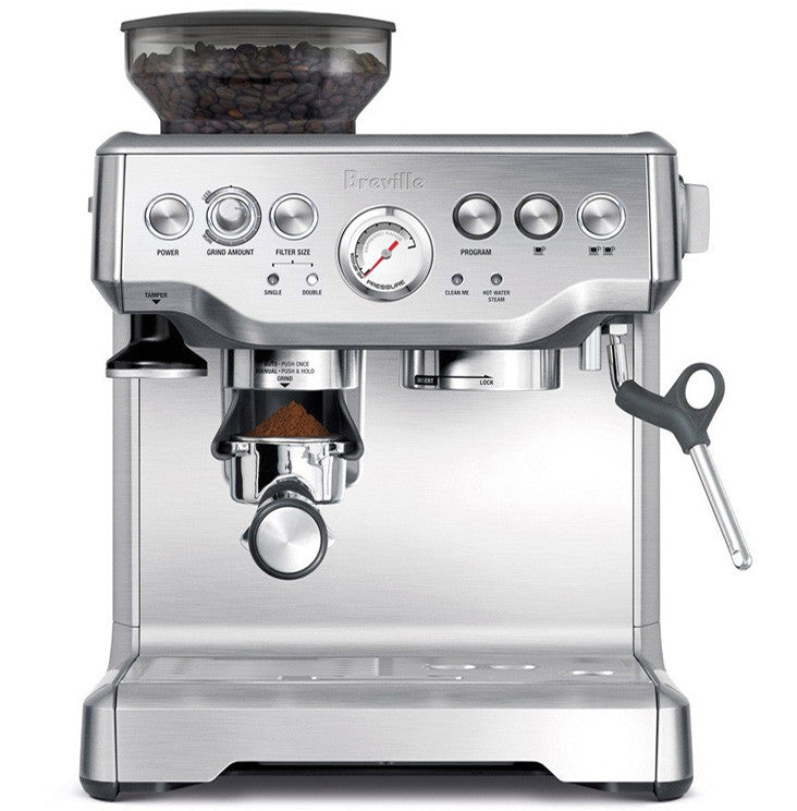 Breville BES870 Stainless Steel Barista Espresso Maker Coffee Machine With Grinder BES870XL