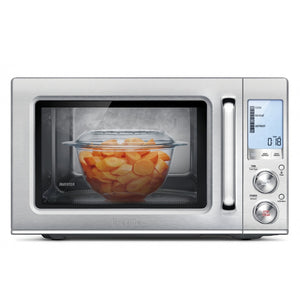 Breville BMO850BSS1BUC1 the Smooth Wave Countertop Microwave Oven, Brushed Stainless Steel