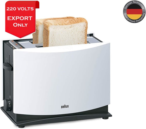Braun Ht400 Multiquick 3 2 Slice Toaster 220 Volts Export Only