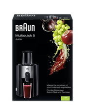 Load image into Gallery viewer, Braun J500 Multiquick 5 Anti Drip System Juicer 220 Volts Export Only
