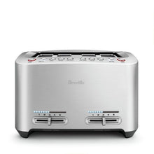 Load image into Gallery viewer, Breville BTA840XL Die-Cast 4-Slice Smart Toaster, Stainless Steel
