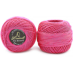 Limol Size 6 Colored 50 Grs 100% Mercerized Crochet Thread Cotton Ball Set