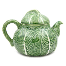 Load image into Gallery viewer, Bordallo Pinheiro Cabbage Tea Pot
