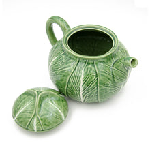Load image into Gallery viewer, Bordallo Pinheiro Cabbage Tea Pot
