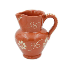 Load image into Gallery viewer, Hand-painted Traditional Portuguese Pottery Glazed Terracotta Wine Sangria Pitcher (Food Safe)

