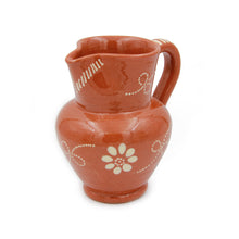 Load image into Gallery viewer, Hand-painted Traditional Portuguese Pottery Glazed Terracotta Wine Sangria Pitcher (Food Safe)
