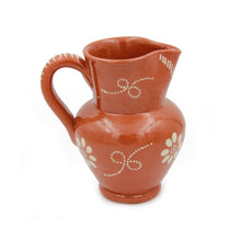 Load image into Gallery viewer, Hand-painted Traditional Portuguese Pottery Glazed Terracotta Wine Sangria Pitcher (Food Safe)
