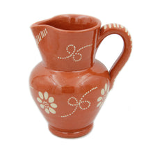 Load image into Gallery viewer, Hand-painted Traditional Portuguese Pottery Glazed Terracotta Wine Sangria Pitcher (Food Safe)
