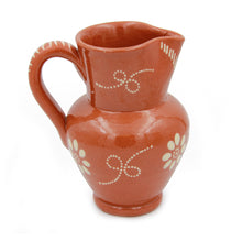 Load image into Gallery viewer, Hand-painted Traditional Portuguese Pottery Glazed Terracotta Wine Sangria Pitcher (Food Safe)
