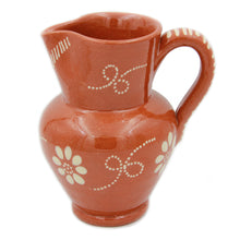 Load image into Gallery viewer, Hand-painted Traditional Portuguese Pottery Glazed Terracotta Wine Sangria Pitcher (Food Safe)
